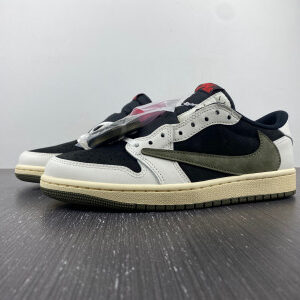 Travis Scott x Air Jordan 1 Low OG WMNS Olive DZ4137-106