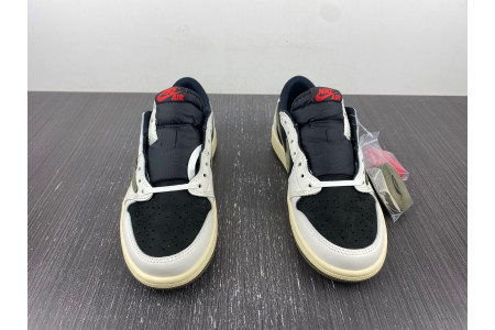 Travis Scott x Air Jordan 1 Low OG WMNS Olive DZ4137-106 - Image 3