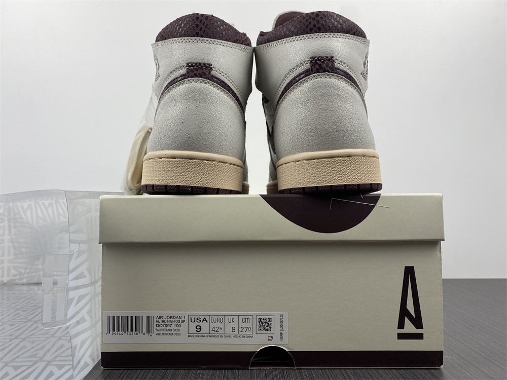 A Ma Maniere x Air Jordan 1 High OG DO7097-100 - Image 5