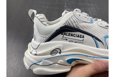 BLCG TRIPLE S SNEAKER 536737 W35R8 9014 - Image 4
