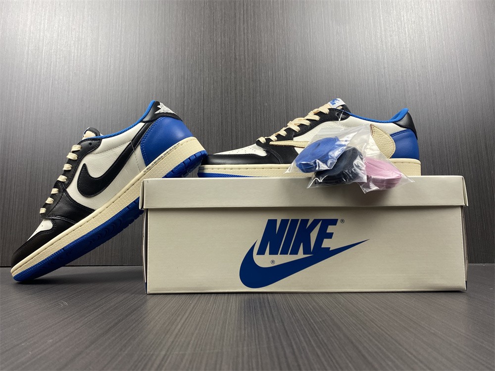 Fragment Design x Travis Scott x Air Jordan 1 Retro Low DM7866-140 - Image 20