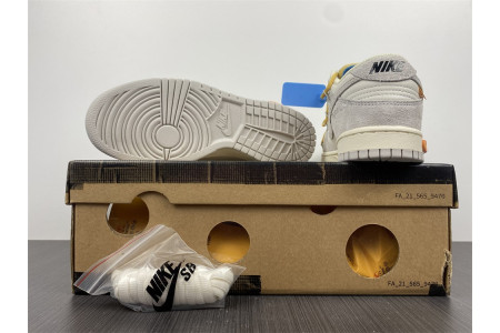 Nike Dunk Low Off-White Lot 34 DJ0950-102 - Image 4