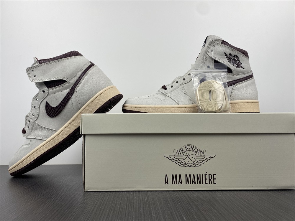 A Ma Maniere x Air Jordan 1 High OG DO7097-100 - Image 2