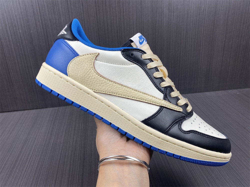 Fragment Design x Travis Scott x Air Jordan 1 Retro Low DM7866-140 - Image 19
