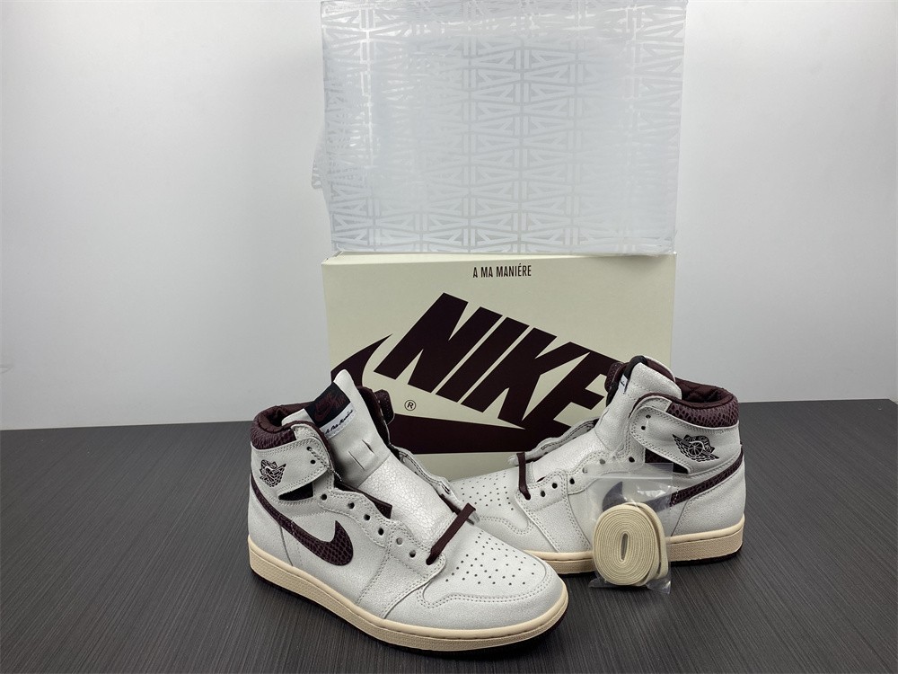 A Ma Maniere x Air Jordan 1 High OG DO7097-100 - Image 9