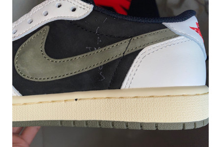 Travis Scott x Air Jordan 1 Low OG WMNS Olive DZ4137-106 - Image 10