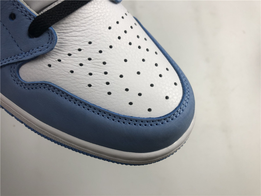 AIR JORDAN 1 RETRO HIGH WHITE UNIVERSITY BLUE BLACK 555088-134 - Image 13