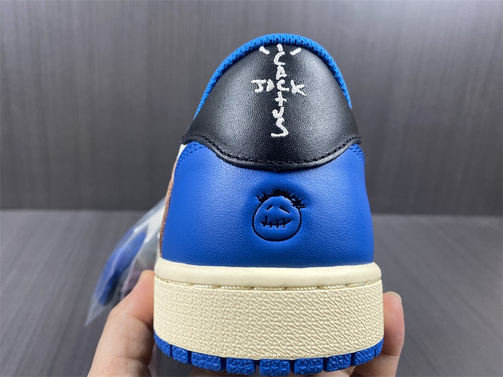 Fragment Design x Travis Scott x Air Jordan 1 Retro Low DM7866-140 - Image 10