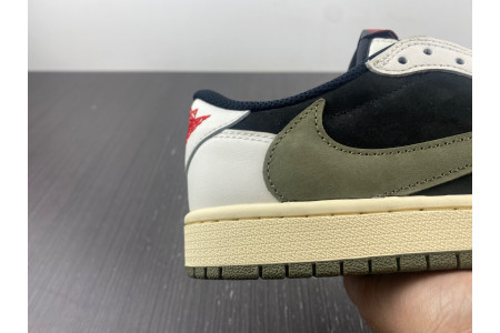 Travis Scott x Air Jordan 1 Low OG WMNS Olive DZ4137-106 - Image 18
