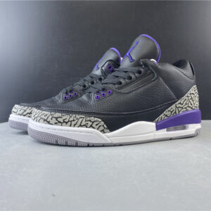 Air Jordan 3 Retro Black Court Purple CT8532-050