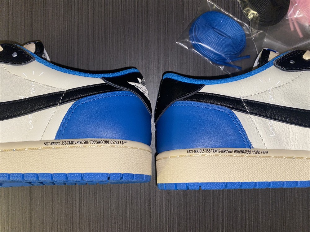Fragment Design x Travis Scott x Air Jordan 1 Retro Low DM7866-140 - Image 4
