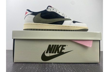 Travis Scott x Air Jordan 1 Low OG WMNS Olive DZ4137-106 - Image 22