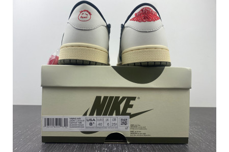 Travis Scott x Air Jordan 1 Low OG WMNS Olive DZ4137-106 - Image 23