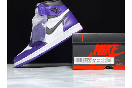 Air Jordan 1 High OG Court Purple 555088-500 - Image 4