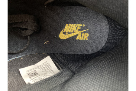 AIR JORDAN 1 RETRO HIGH BLACK METALLIC GOLD (2020) 555088-032 - Image 3