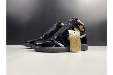 AIR JORDAN 1 RETRO HIGH BLACK METALLIC GOLD (2020) 555088-032