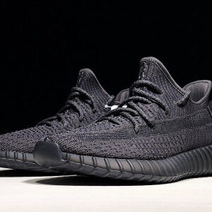 ADIDAS MENS YEEZY BOOST 350 V2 BLACK FU9006