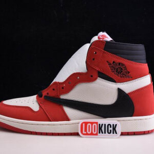 TRAVIS SCOTT X AIR JORDAN 1 RETRO HIGH OG - CD4487 100(RED)