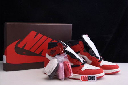TRAVIS SCOTT X AIR JORDAN 1 RETRO HIGH OG - CD4487 100(RED) - Image 10