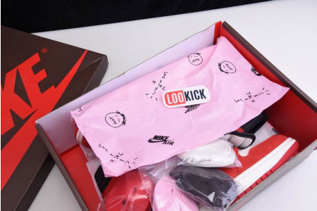TRAVIS SCOTT X AIR JORDAN 1 RETRO HIGH OG - CD4487 100(RED) - Image 15