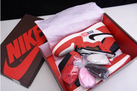 TRAVIS SCOTT X AIR JORDAN 1 RETRO HIGH OG - CD4487 100(RED) - Image 16