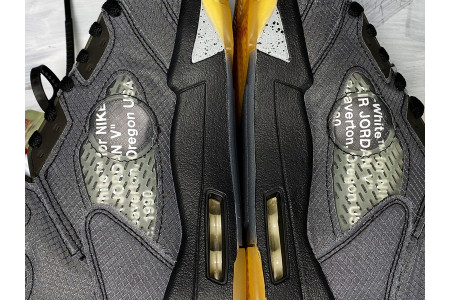 Off-White x Air Jordan 5 Black CT8480-001 - Image 12