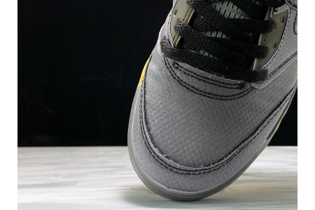 Off-White x Air Jordan 5 Black CT8480-001 - Image 16