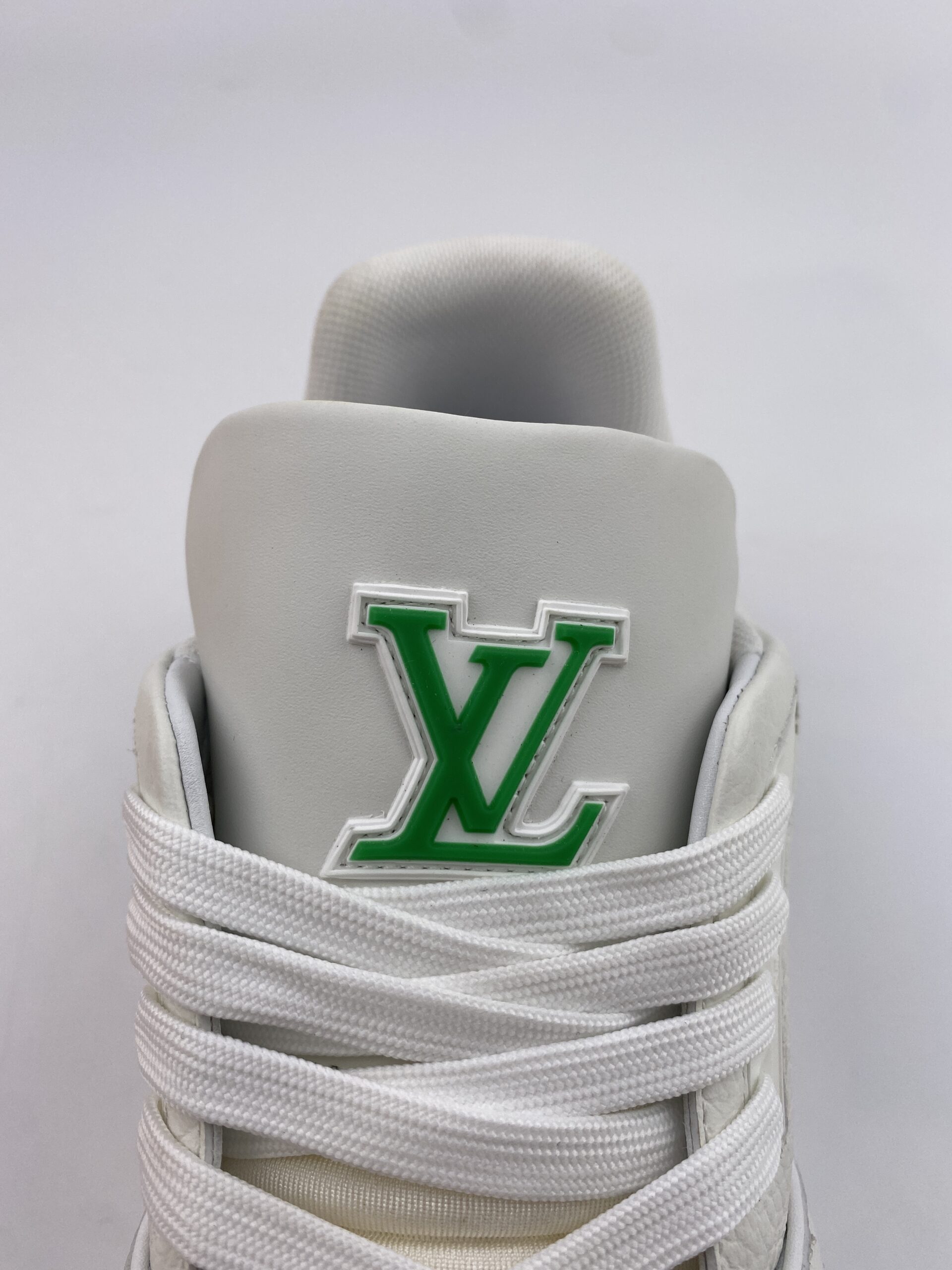 L** V* LV Yayoi Kusama Trainer White Print - Image 3