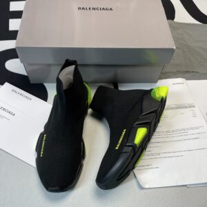 Balenciaga Speed Clear Sole Yellow Fluo