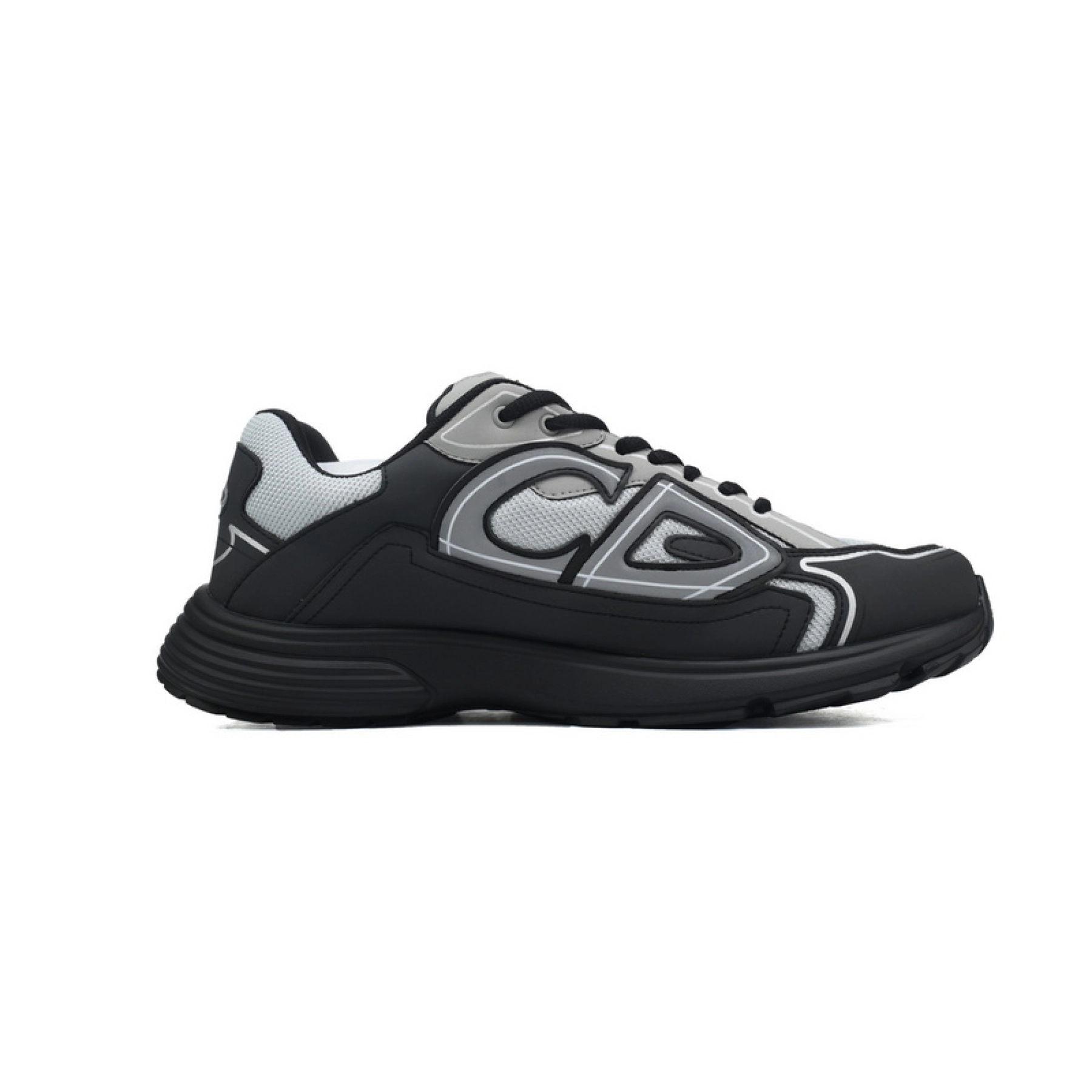Dior Light Grey 'B30' Sneakers Dark Gray 3SN27ZIR-16536 - Image 2