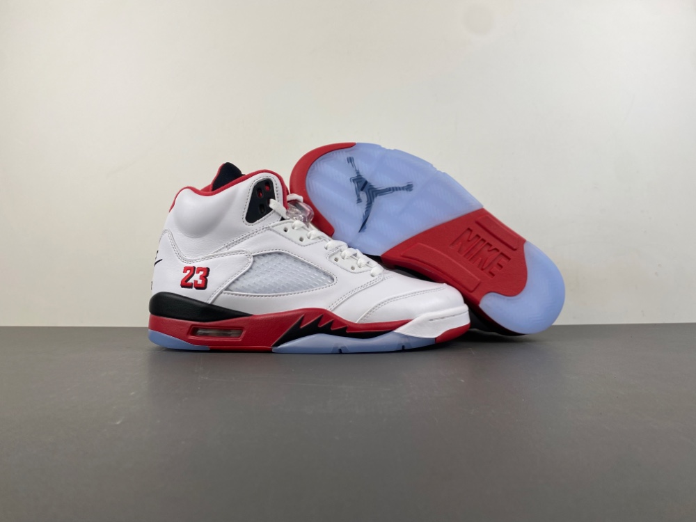 Air Jordan 5 “Fire Red Black Tongue” - Image 2