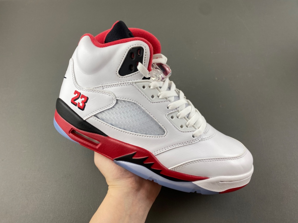 Air Jordan 5 “Fire Red Black Tongue” - Image 6