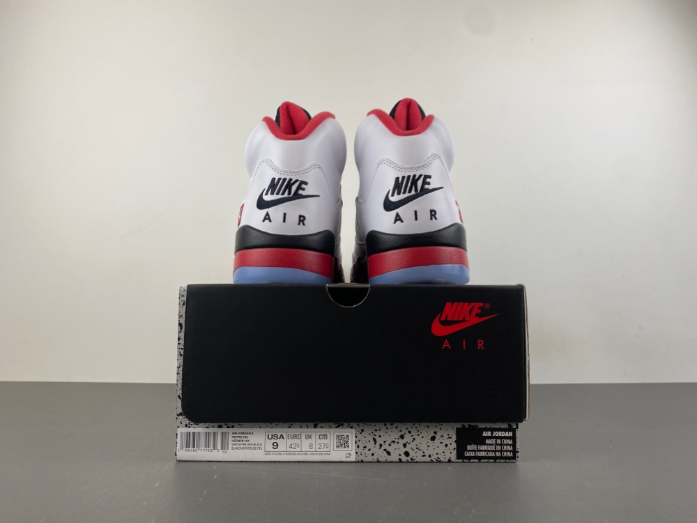 Air Jordan 5 “Fire Red Black Tongue” - Image 4