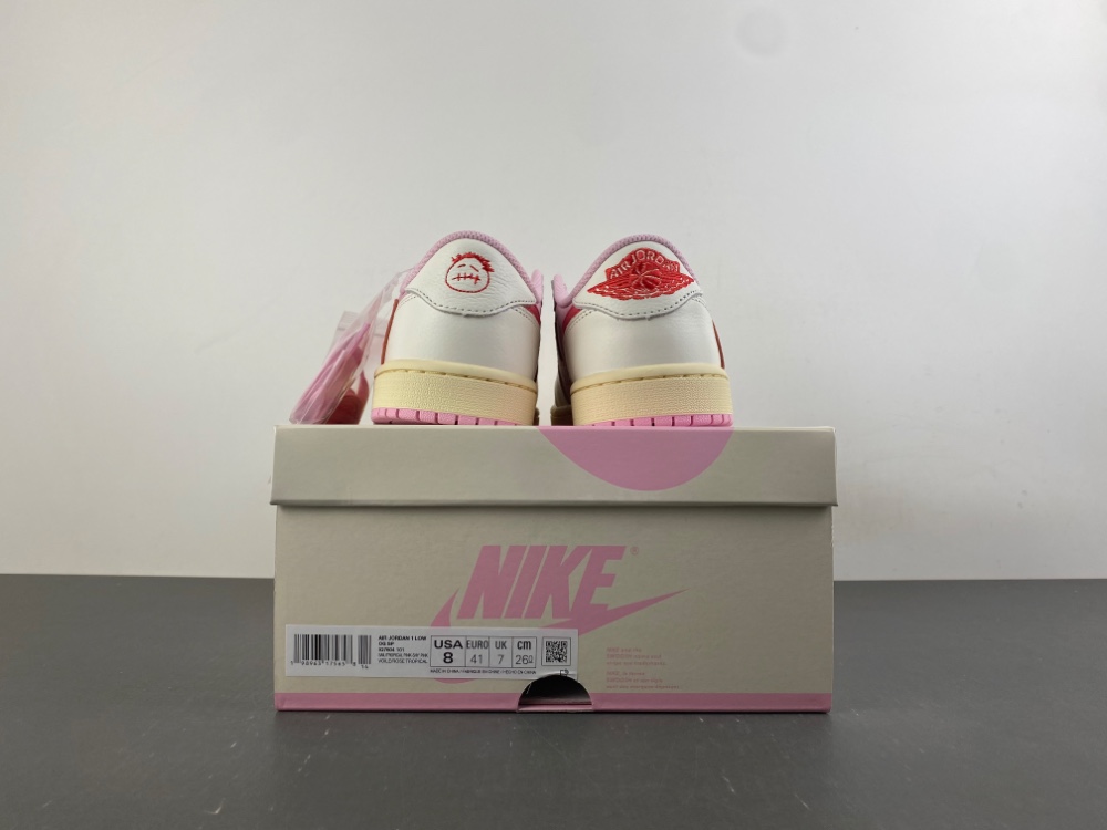 Travis Scott × AJ1 Low “Shy Pink” - Image 6