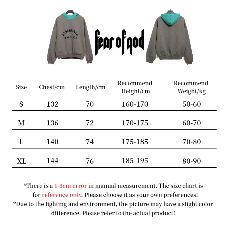 Fear of God Essentials Dark Heather Oatmeal Mint Leaf Nylon Fleece Hoodie - Image 3