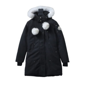 Moose Knuckles Women's down jacket, long black