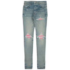 Amiri Jean Blue Pink